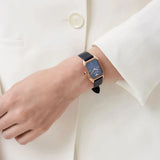  Shop Authentic Emporio Armani Gioia Quartz Mother of Pearl Blue Dial Blue Leather Strap Watch For Women - AR11426 - Luxxuri