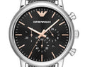  Shop Authentic Emporio Armani Luigi Chronograph Quartz Black Dial Silver Mesh Bracelet Watch For Men - AR11429 - Luxxuri