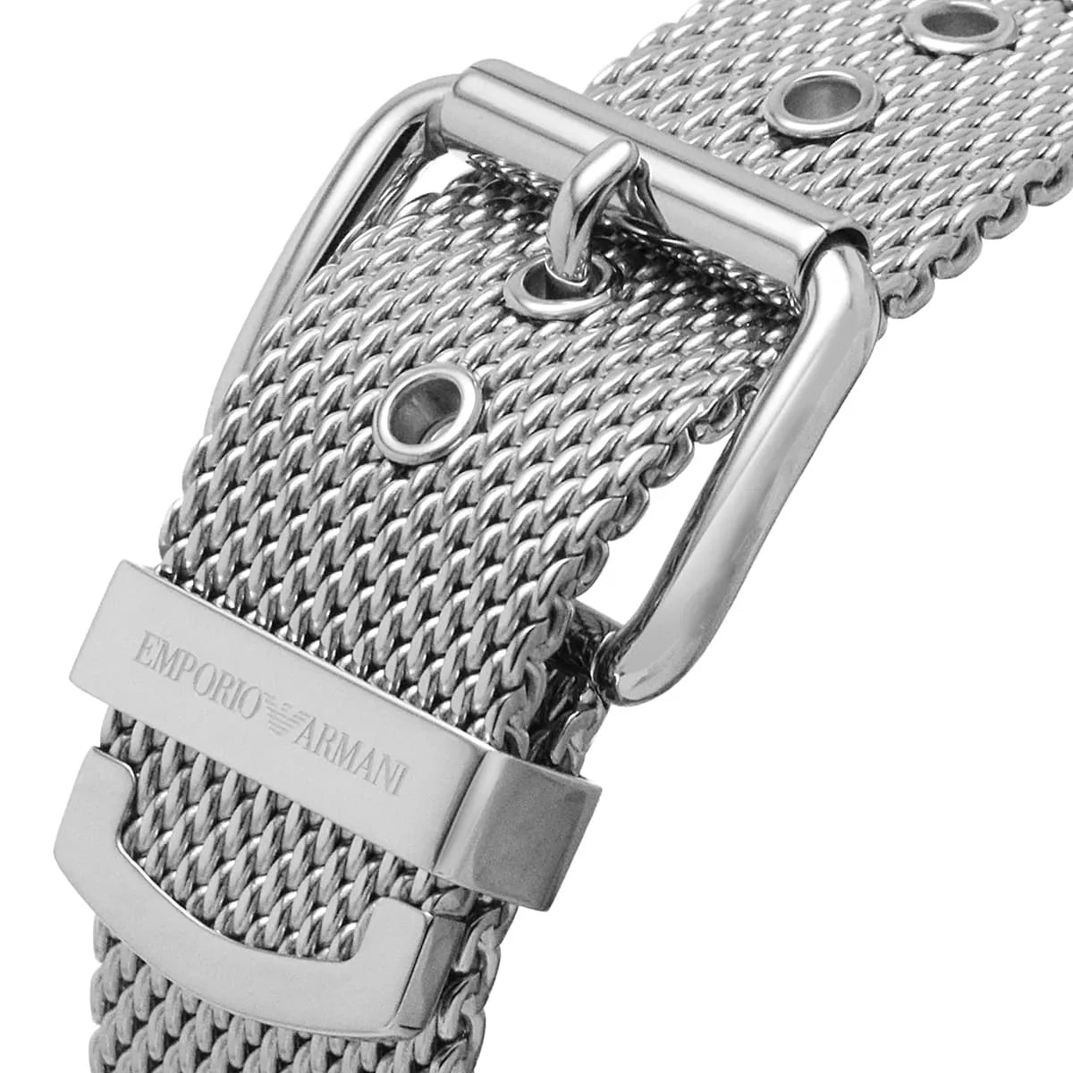  Shop Authentic Emporio Armani Luigi Chronograph Quartz Black Dial Silver Mesh Bracelet Watch For Men - AR11429 - Luxxuri