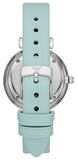  Shop Authentic Emporio Armani Gianni T Bar Analog Crystals Silver Dial Blue Leather Strap Watch For Women - AR11443 - Luxxuri
