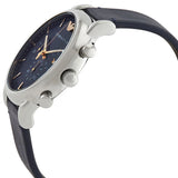  Shop Authentic Emporio Armani Luigi Chronograph Blue Dial Blue Leather Strap Watch For Men - AR11451 - Luxxuri