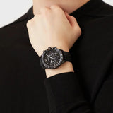  Shop Authentic Emporio Armani Mario Chronograph Quartz Black Dial Black Nylon Strap Watch For Men - AR11453 - Luxxuri