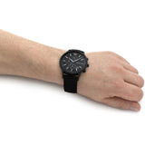  Shop Authentic Emporio Armani Renato Chronograph Black Dial Black Nylon Strap Watch For Men - AR11457 - Luxxuri