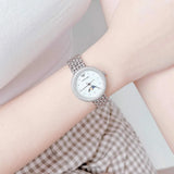  Shop Authentic Emporio Armani Rosa Quartz Mother of Pearl Dial Silver Steel Strap Watch For Women - AR11461 - Luxxuri