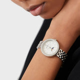  Shop Authentic Emporio Armani Rosa Quartz Mother of Pearl Dial Silver Steel Strap Watch For Women - AR11461 - Luxxuri