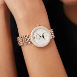  Shop Authentic Emporio Armani Rosa Mother of Pearl Dial Rose Gold Steel Strap Watch For Women - AR11462 - Luxxuri