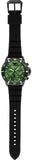  Shop Authentic Emporio Armani Diver Chronograph Quartz Green Dial Black Silicon Strap Watch For Men - AR11463 - Luxxuri