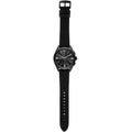  Shop Authentic Emporio Armani Claudio Chronograph Black Dial Black Leather Strap Watch For Men - AR11483 - Luxxuri
