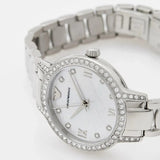  Shop Authentic Emporio Armani Cleo Crystals Mother Of Pearl Dial Silver Steel Strap Watch For Women - AR11484 - Luxxuri