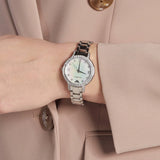  Shop Authentic Emporio Armani Cleo Crystals Mother Of Pearl Dial Silver Steel Strap Watch For Women - AR11484 - Luxxuri