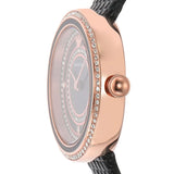  Shop Authentic Emporio Armani Rosa Two Hand Black Dial Black Leather Strap Watch For Women - AR11493 - Luxxuri