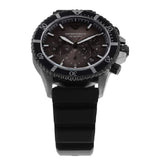  Shop Authentic Emporio Armani Diver Chronograph Black Dial Black Silicon Strap Watch For Men - AR11515 - Luxxuri