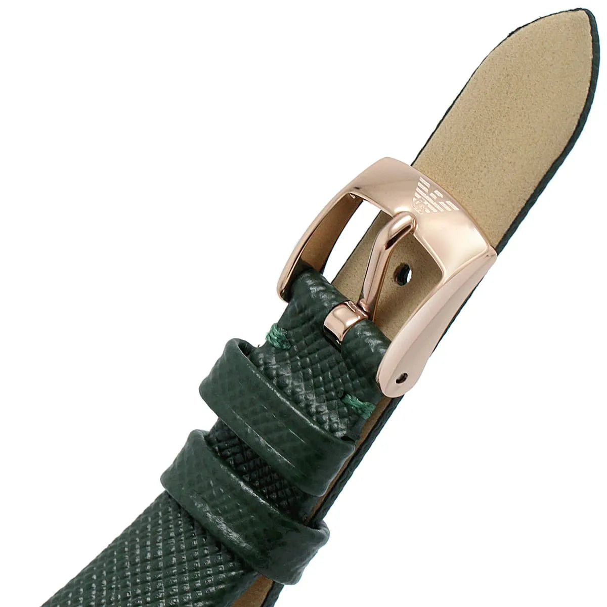  Shop Authentic Emporio Armani Pro Planet Analog Silver Dial Green Leather Strap Watch For Women - AR11517 - Luxxuri