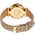  Shop Authentic Emporio Armani Gianni T Bar Analog Silver Dial Beige Leather Strap Watch For Women - AR11127 - Luxxuri