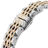  Shop Authentic Emporio Armani Gianni T Bar White Mother Of Pearl Dial Two Tone Steel Strap Watch For Women - AR11519 - Luxxuri