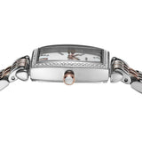  Shop Authentic Emporio Armani Gianni T Bar White Mother Of Pearl Dial Two Tone Steel Strap Watch For Women - AR11519 - Luxxuri