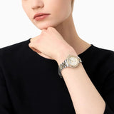  Shop Authentic Emporio Armani Mia Quartz Mother of Pearl Dial Two Tone Steel Strap Watch For Women - AR11524 - Luxxuri
