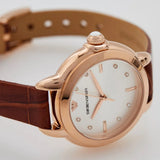  Shop Authentic Emporio Armani Mia Quartz Silver Dial Brown Leather Strap Watch For Women - AR11525 - Luxxuri