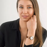  Shop Authentic Emporio Armani Mia Quartz Silver Dial Brown Leather Strap Watch For Women - AR11525 - Luxxuri