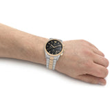  Shop Authentic Emporio Armani Paolo Chronograph Grey Dial Two Tone Steel Strap Watch For Men - AR11527 - Luxxuri