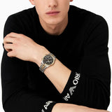  Shop Authentic Emporio Armani Paolo Chronograph Grey Dial Two Tone Steel Strap Watch For Men - AR11527 - Luxxuri