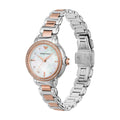  Shop Authentic Emporio Armani Three Hand Quartz Mother of Pearl Dial Two Tone Steel Strap Watch For Women - AR11569 - Luxxuri