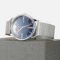  Shop Authentic Emporio Armani Minimalist Quartz Blue Dial Silver Steel Strap Watch For Men - AR11571 - Luxxuri