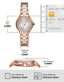  Shop Authentic Emporio Armani Mia Three Hand Crystals Silver Dial Rose Gold Steel Strap Watch For Women - AR11633 - Luxxuri