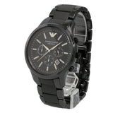  Shop Authentic Emporio Armani Ceramica Chronograph Black Dial Black Steel Strap Watch For Men - AR1451 - Luxxuri