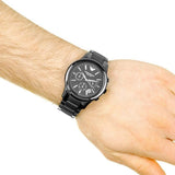  Shop Authentic Emporio Armani Ceramica Chronograph  Black Dial Black Strap Watch For Men - AR1452 - Luxxuri