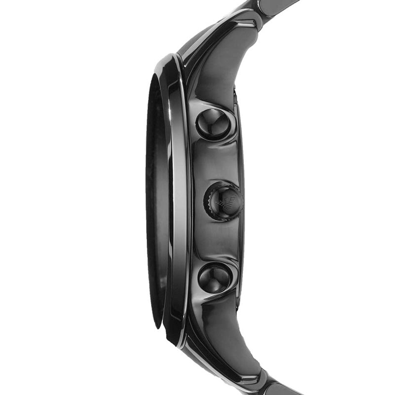  Shop Authentic Emporio Armani Ceramica Chronograph  Black Dial Black Strap Watch For Men - AR1452 - Luxxuri
