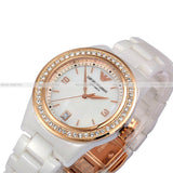  Shop Authentic Emporio Armani Ceramica Mother of Pearl Dial White Ceramic Dial Watch For Women - AR1472 - Luxxuri