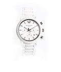  Shop Authentic Emporio Armani Luigi Chronograph Ceramic White Dial White Ceramic Strap Watch For Men - AR1499 - Luxxuri
