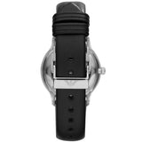  Shop Authentic Emporio Armani Classic Quartz Black Dial Black Leather Strap Watch For Women - AR1600 - Luxxuri