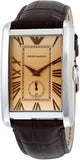  Shop Authentic Emporio Armani Classic Brown Dial Brown Leather Strap Watch For Men - AR1605 - Luxxuri
