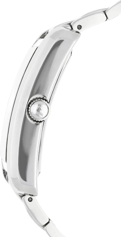  Shop Authentic Emporio Armani Classic Analog Black Dial Silver Steel Strap Watch For Men - AR1608 - Luxxuri