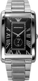  Shop Authentic Emporio Armani Classic Analog Black Dial Silver Steel Strap Watch For Men - AR1608 - Luxxuri