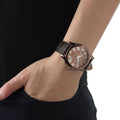  Shop Authentic Emporio Armani Valente Classic Brown Dial Brown Leather Strap Watch For Men - AR1609 - Luxxuri