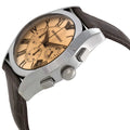  Shop Authentic Emporio Armani Valente Chronograph Amber Dial Brown Leather Strap Watch For Men - AR1634 - Luxxuri