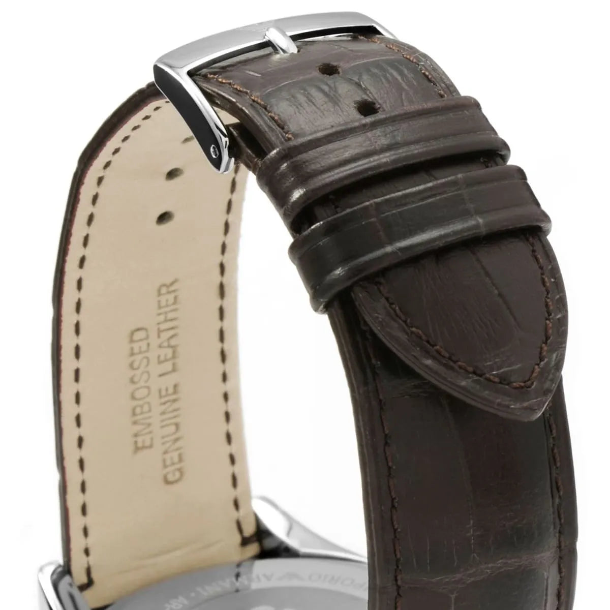  Shop Authentic Emporio Armani Valente Chronograph Amber Dial Brown Leather Strap Watch For Men - AR1634 - Luxxuri