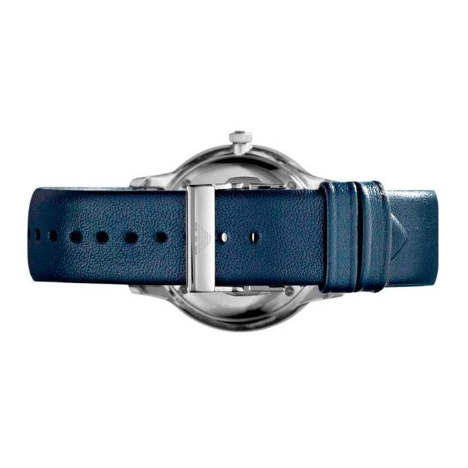  Shop Authentic Emporio Armani Analog Quartz Blue Dial Blue Leather Strap Watch For Men - AR1647 - Luxxuri