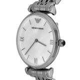  Shop Authentic Emporio Armani T Bar Mother of Pearl Dial Steel Strap Watch For Women - AR1682 - Luxxuri