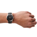  Shop Authentic Emporio Armani Classic Quartz Black Dial Black Leather Strap Watch For Men - AR1692 - Luxxuri