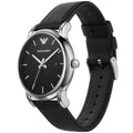  Shop Authentic Emporio Armani Classic Quartz Black Dial Black Leather Strap Watch For Men - AR1692 - Luxxuri
