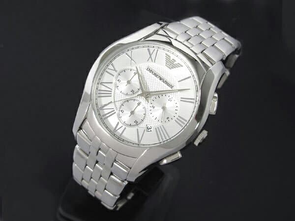  Shop Authentic Emporio Armani Velente Chronograph Quartz Silver Dial Silver Steel Strap Watch For Men - AR1702 - Luxxuri