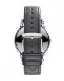  Shop Authentic Emporio Armani Classic Quartz Grey Dial Grey Leather Strap Watch For Men - AR1730 - Luxxuri