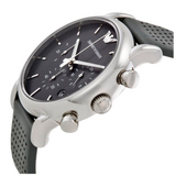  Shop Authentic Emporio Armani Luigi Chronograph Quartz Grey Dial Grey Leather Strap Watch For Men - AR1735 - Luxxuri