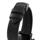  Shop Authentic Emporio Armani Luigi Chronograph Black Dial Black Leather Strap Watch For Men - AR1737 - Luxxuri