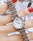  Shop Authentic Emporio Armani Gianni T Bar Mother of Pearl Dial Silver Steel Strap Watch For Women - AR1688 - Luxxuri