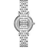  Shop Authentic Emporio Armani Gianni T Bar Pink Mother of Pearl Dial Silver Steel Strap Watch For Women - AR1779 - Luxxuri